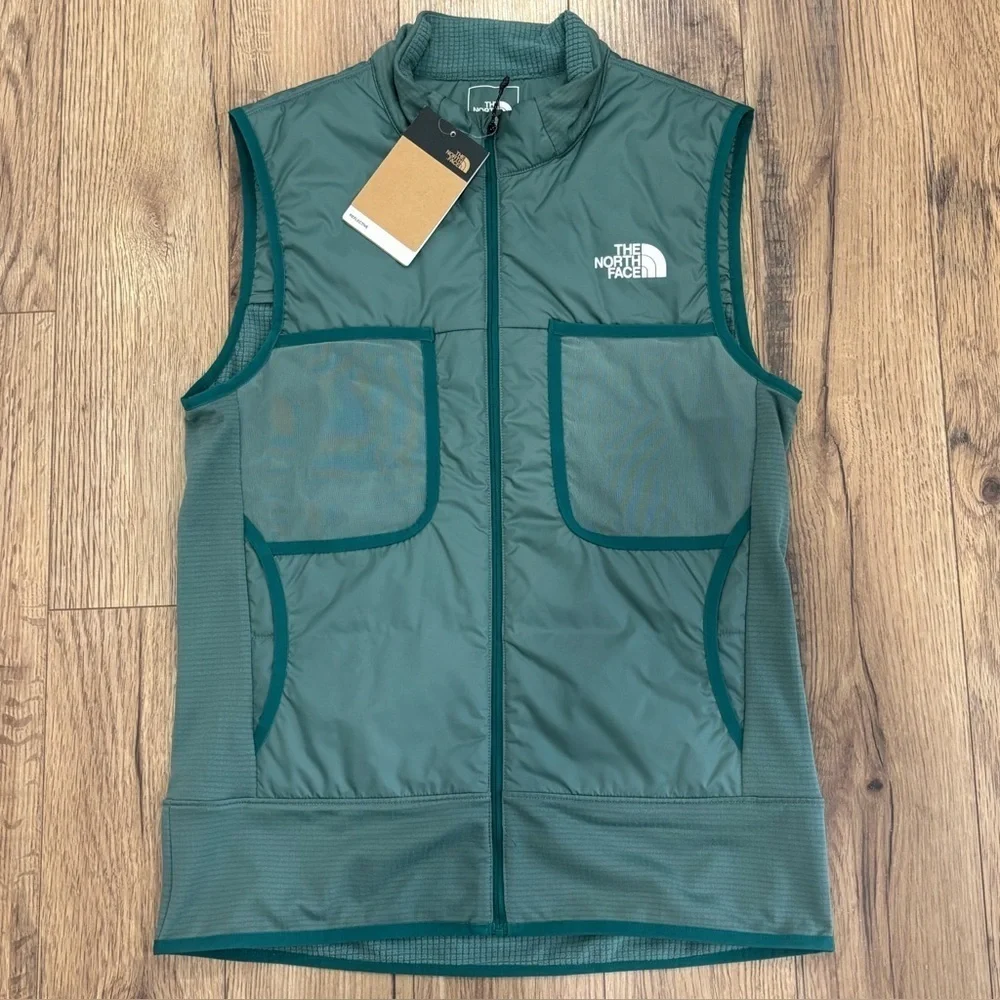 NWT North Face Mens WW Pro Vest In Dark Sage Size Small